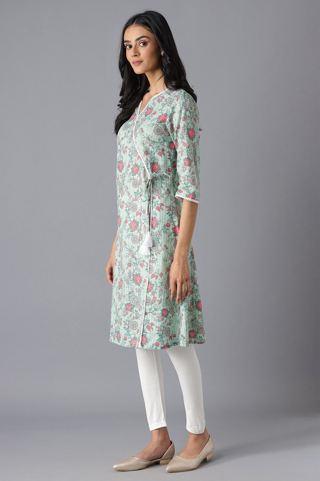 Green Modern Ethnic kurta