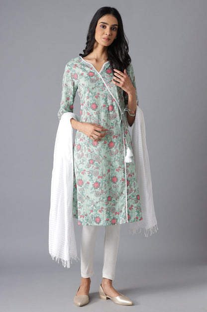 Green Modern Ethnic kurta