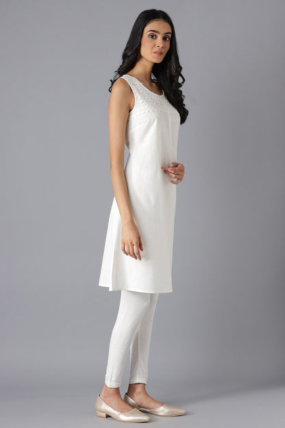 White Ethnic kurta