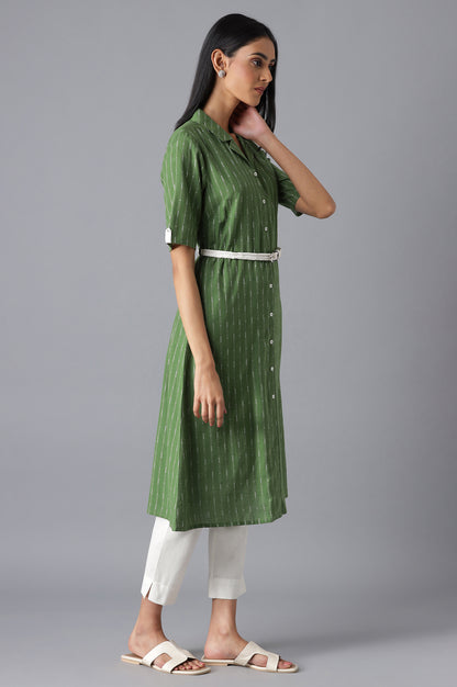 Green Ethnic kurta