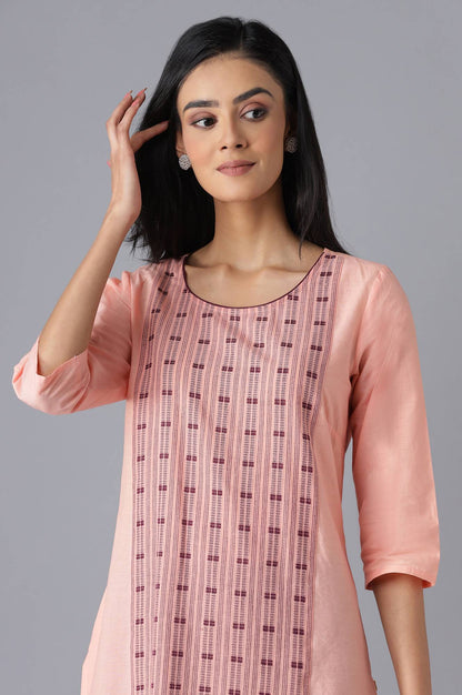 Peach Ethnic kurta