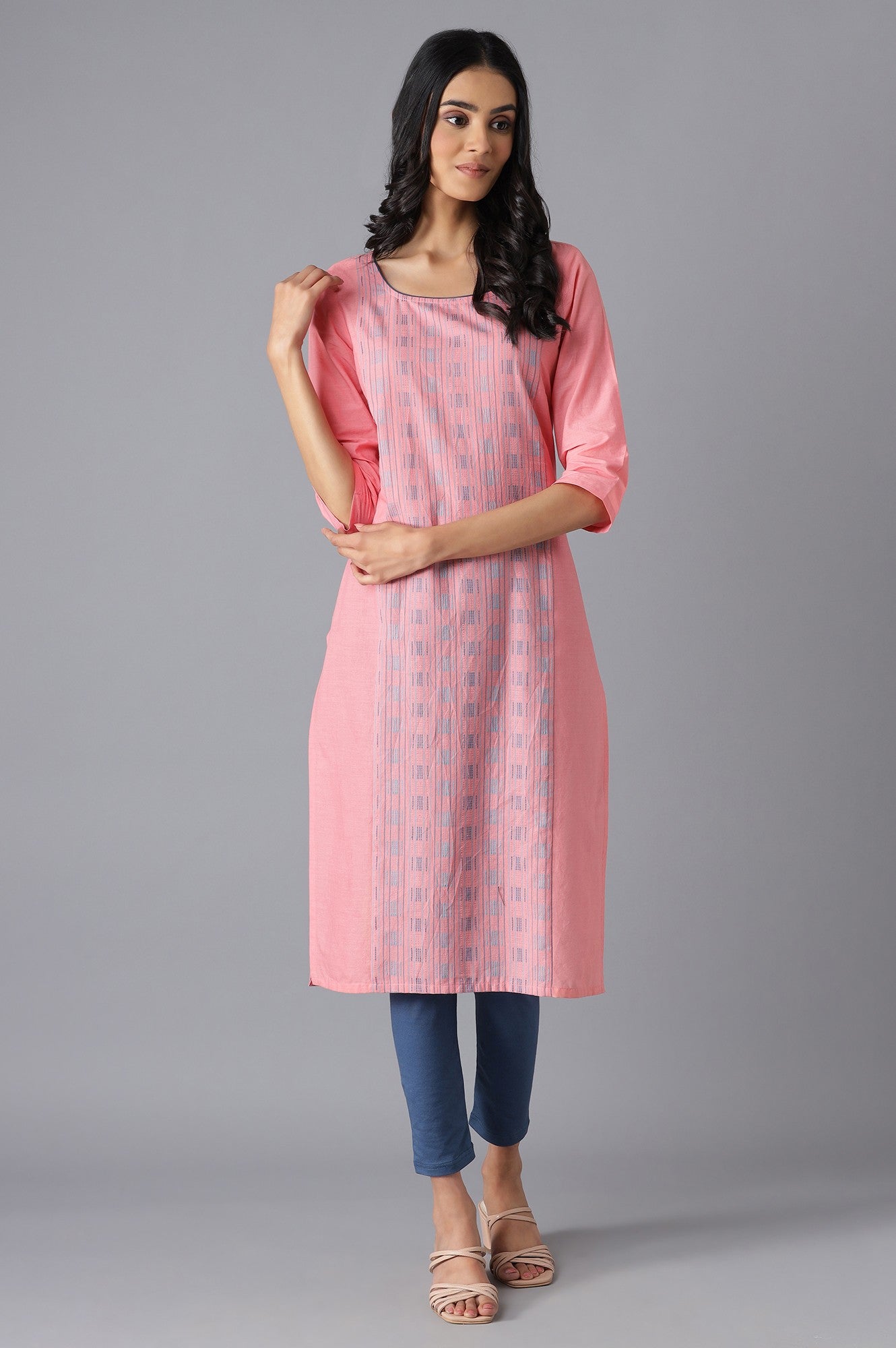 Pink Ethnic kurta