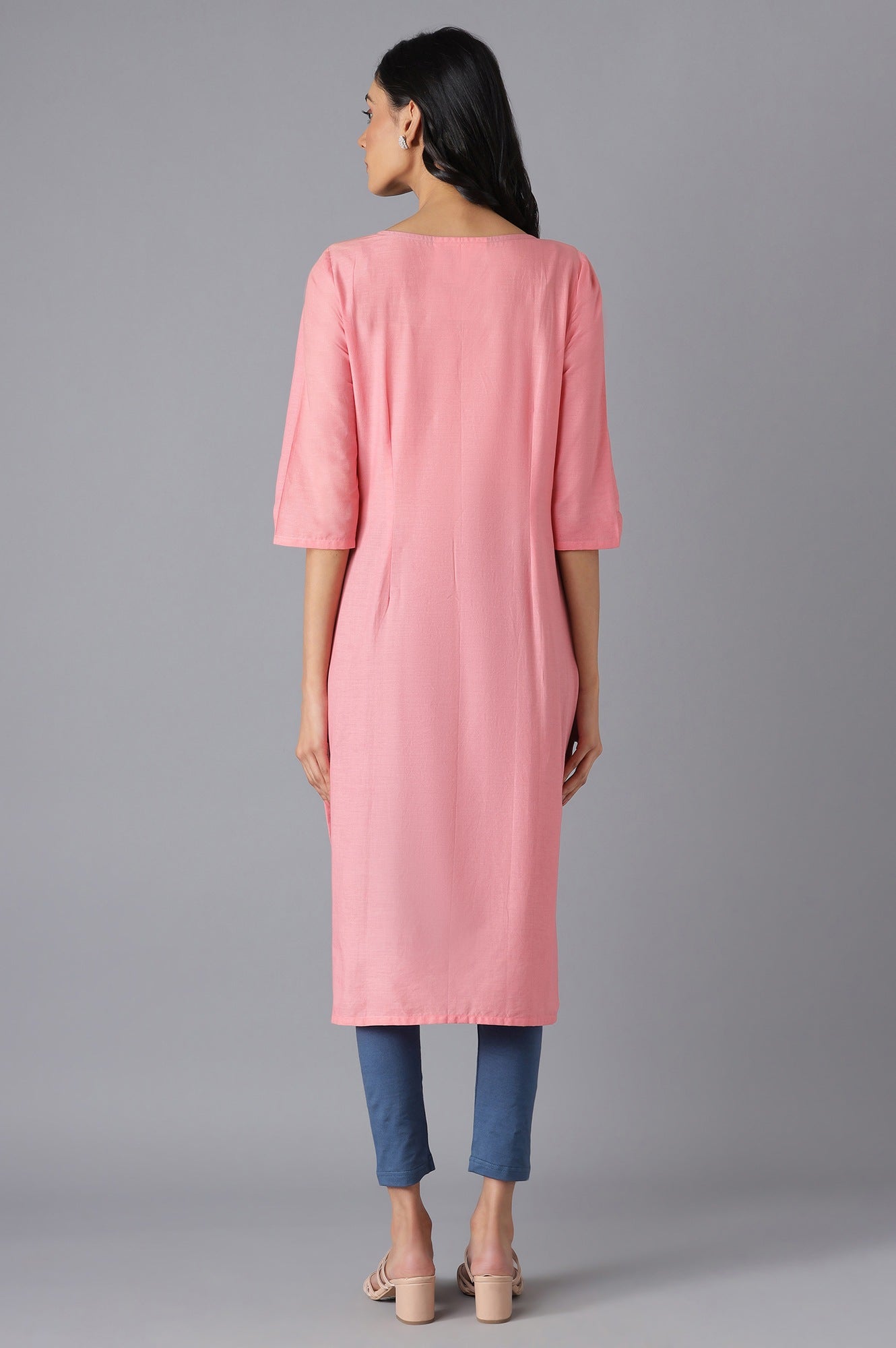 Pink Ethnic kurta