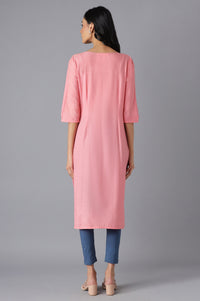 Pink Ethnic kurta