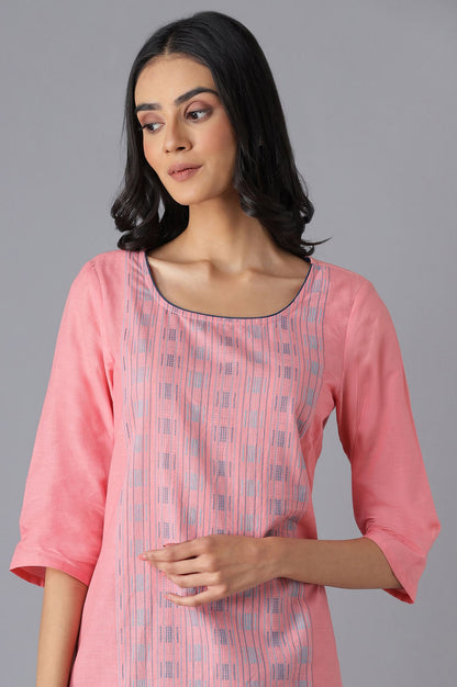 Pink Ethnic kurta