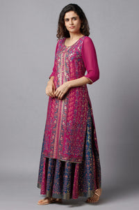 Pink Festive Ethnic kurta