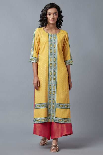 Green Festive Ethnic Kurta