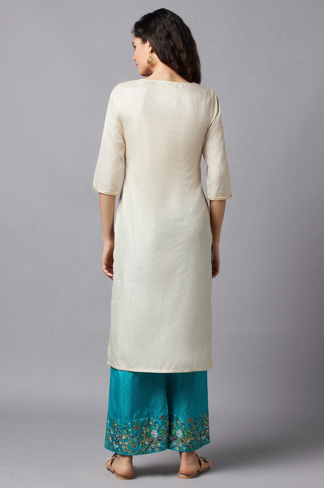 White Festive Ethnic kurta