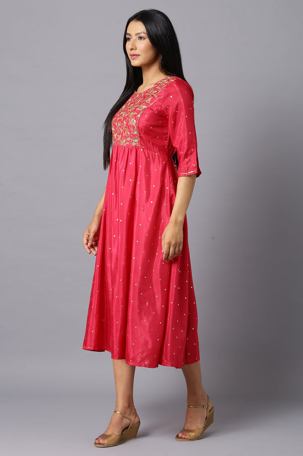 Black Zari Embroidered Plus Size LIVA kurta