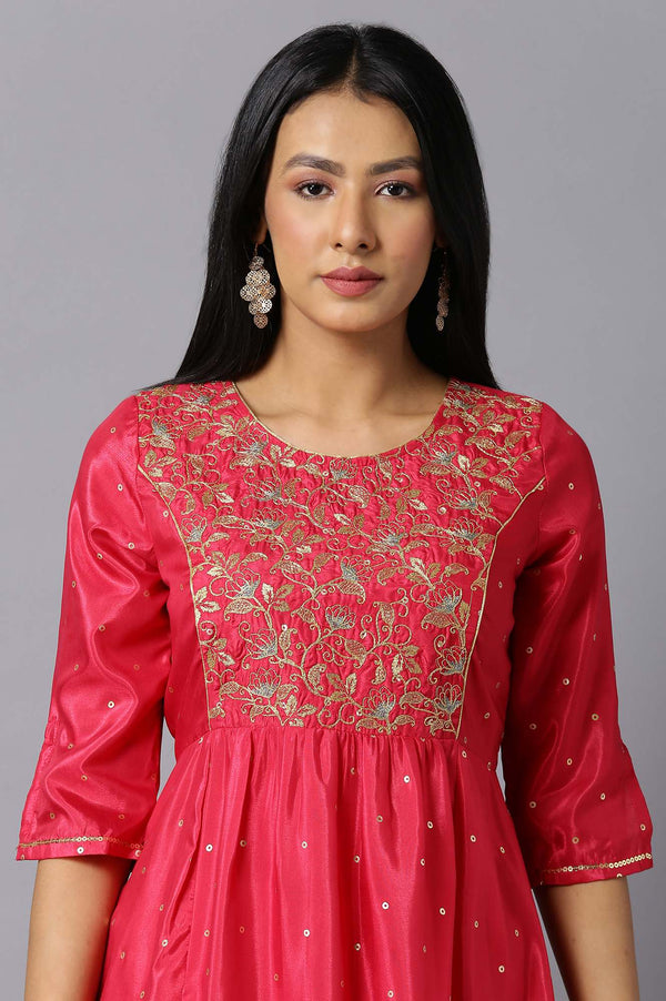Black Zari Embroidered Plus Size LIVA kurta