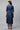 Blue Flared Embroidered kurta