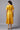 Yellow Flared Embroidered kurta