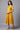 Yellow Flared Embroidered kurta