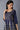Blue Printed Flared kurta