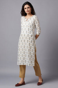 White Festive Ethnic kurta