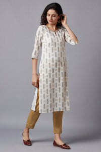 White Festive Ethnic kurta
