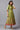 Green Flared Embroidered kurta