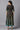 Black Flared Embroidered kurta