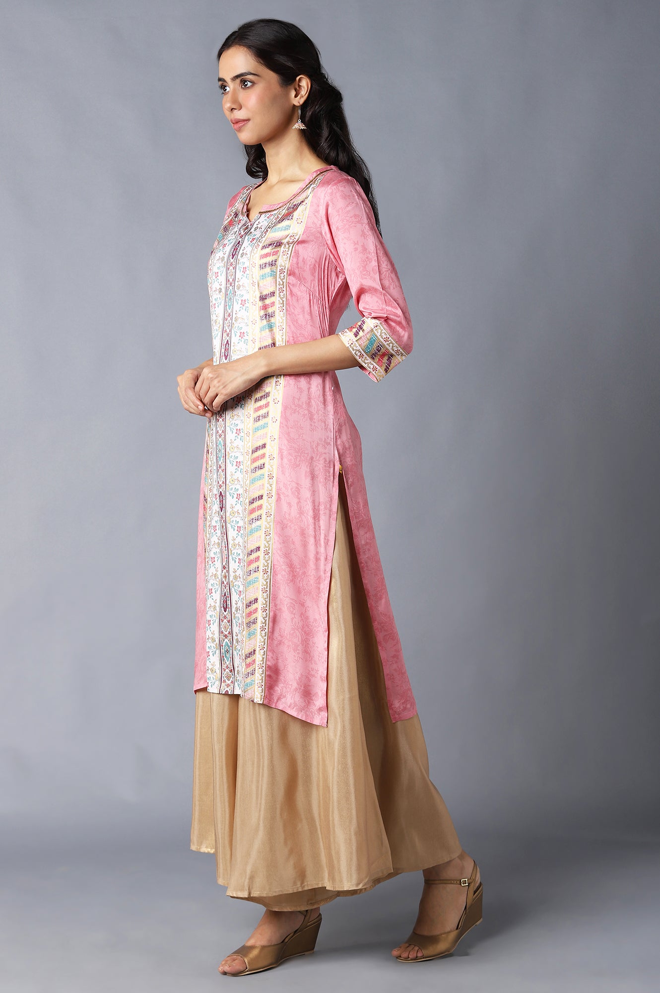 White Festive Ethnic kurta