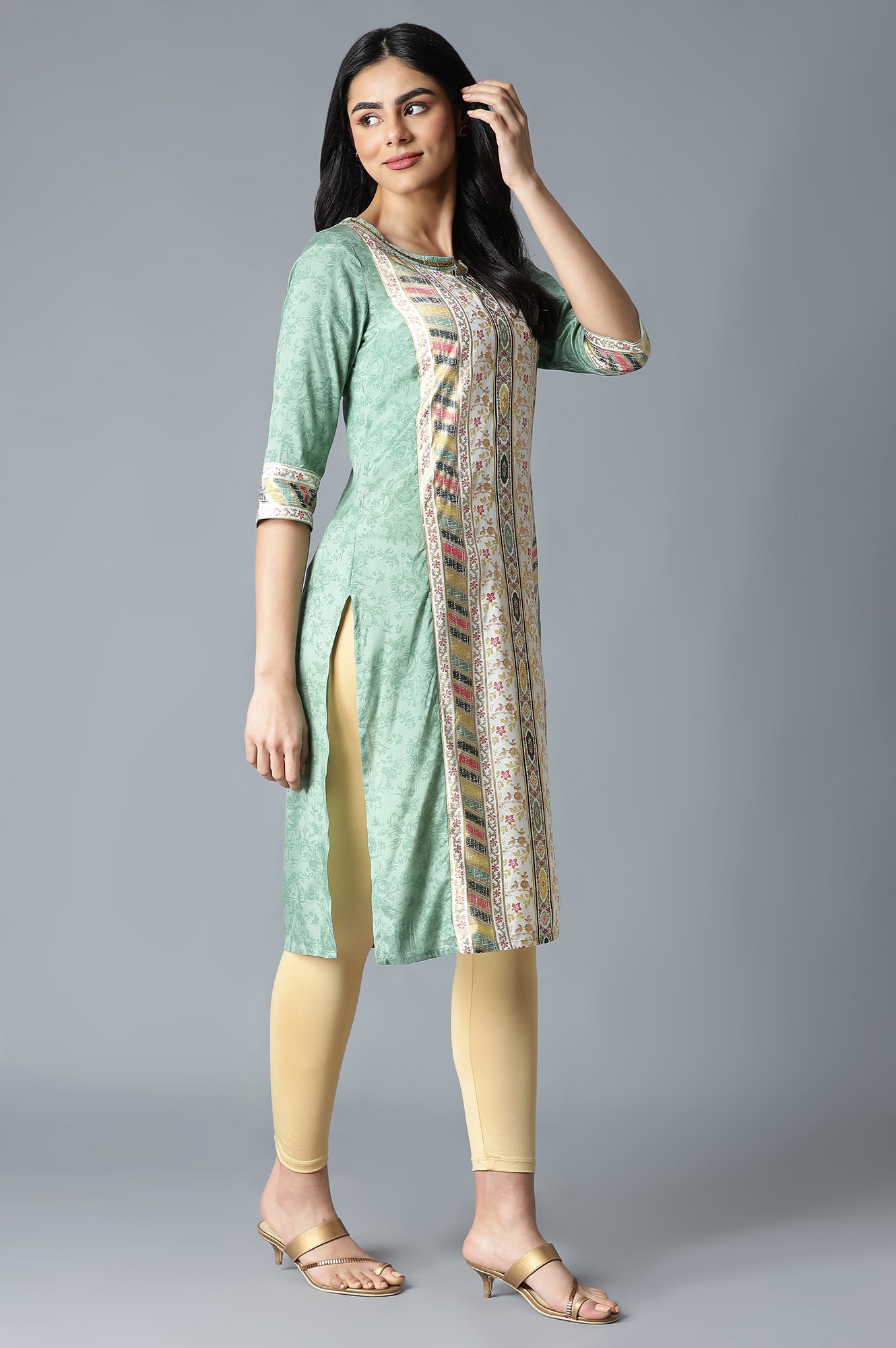 White Festive Ethnic kurta