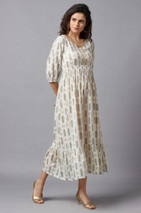 White Flared Dress