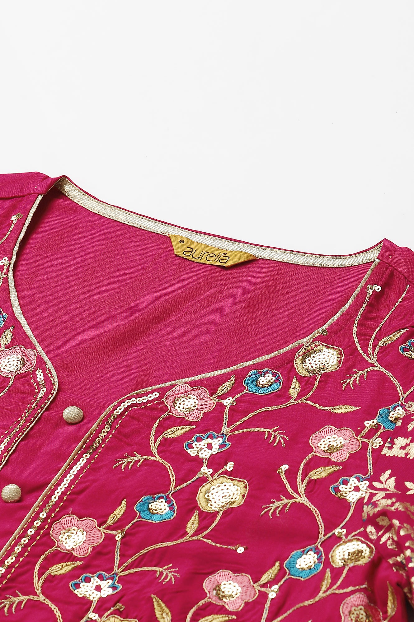 Pink Festive Ethnic kurta