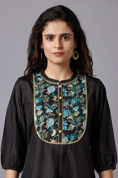 Black Festive Ethnic kurta