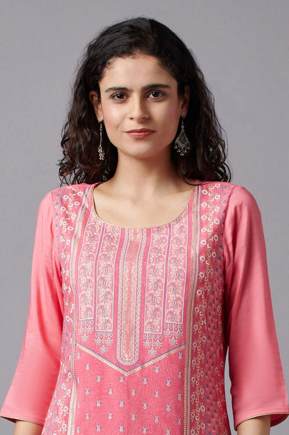 Pink Festive Ethnic kurta