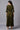 Green Flared Embroidered kurta