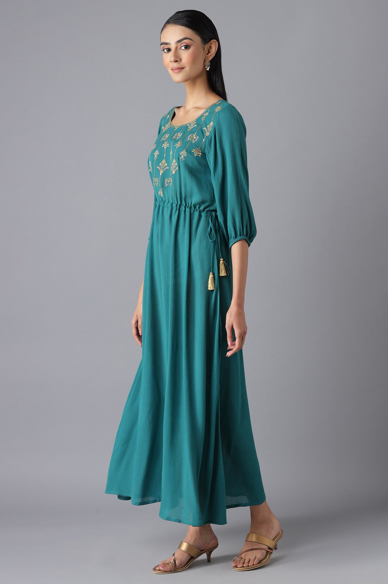 Buy Green Flared Dress Online for Woman | Shop for Aurelia Buy Green Flared Dress Online for Woman | Shop for Aurelia