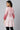 Pink Floral Printed A-line kurta