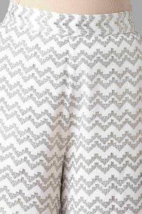 White Straight Palazzo