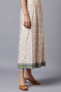 White Solid Culottes