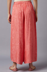 Peach Solid Culottes