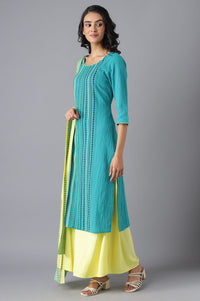 Lime Yellow Solid Culottes