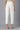 White Cotton Solid Trousers