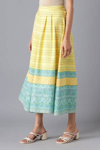 Yellow Solid Culottes