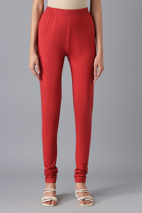 Red Skinny Tights