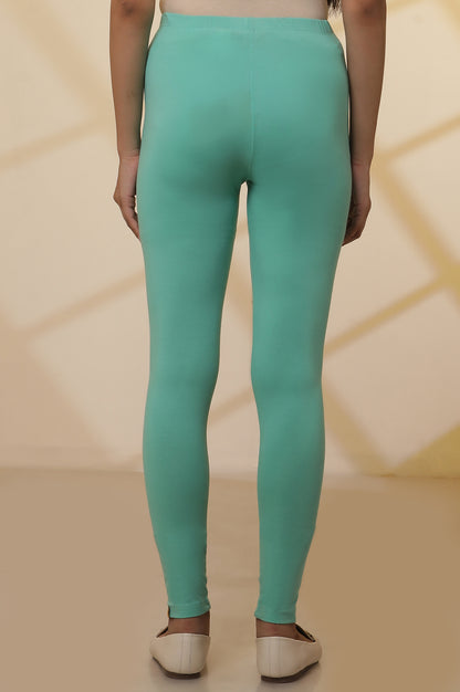 Green Skinny Tights