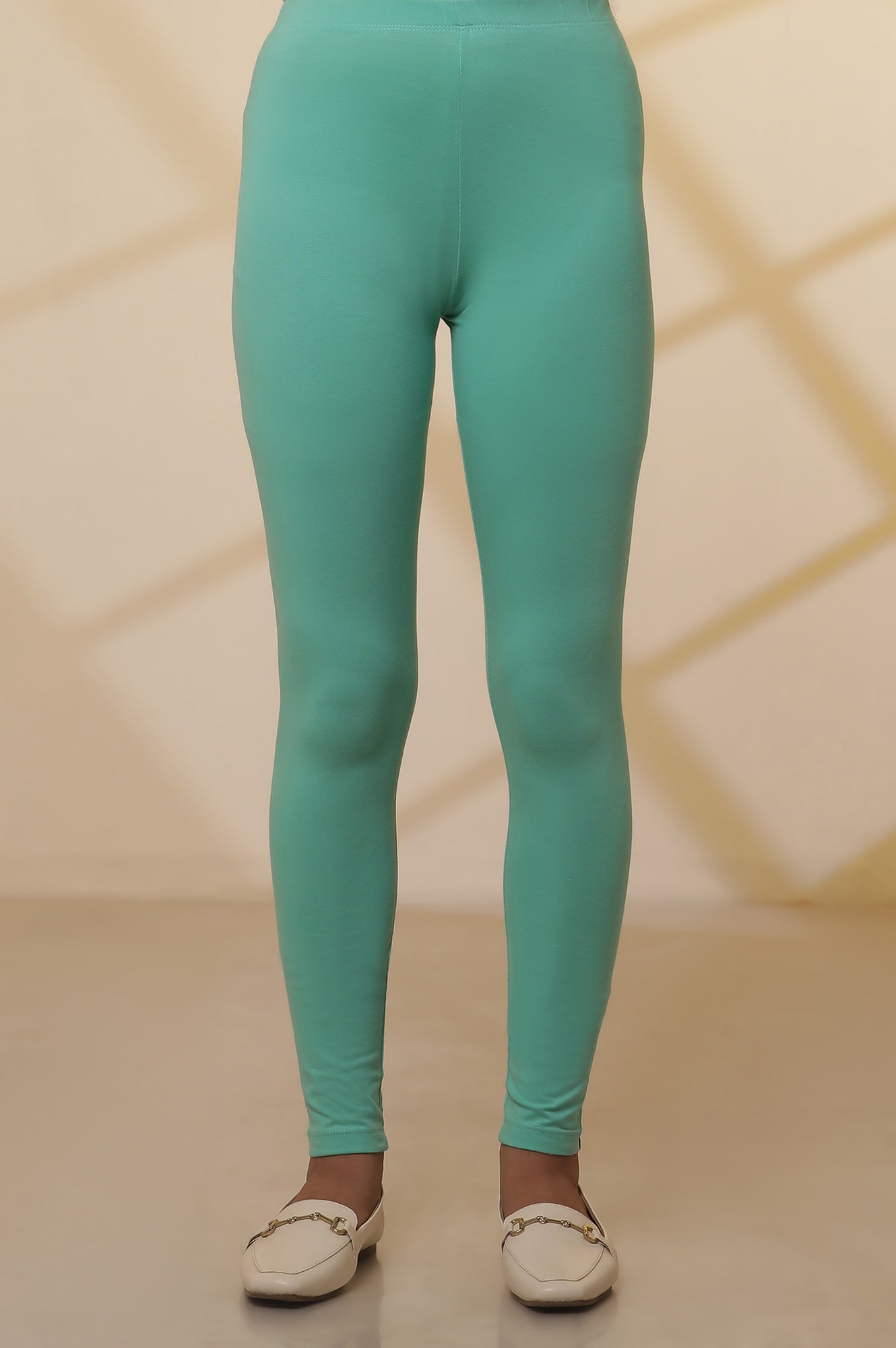 Green Skinny Tights