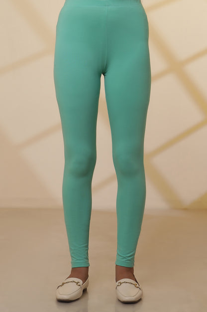 Green Skinny Tights