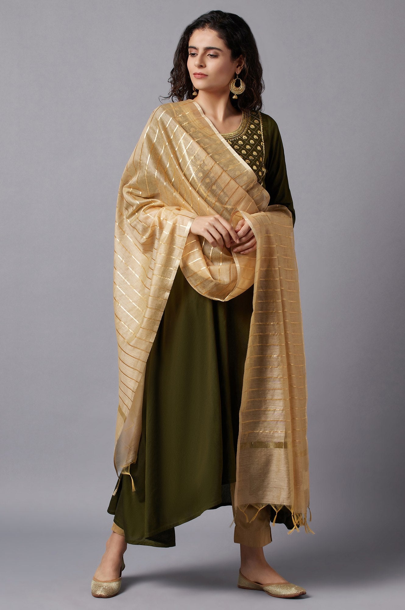 Gold Ornamental Dupatta