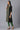 Black Cotton kurta and Green Trousers Set