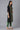 Black Cotton kurta and Green Trousers Set