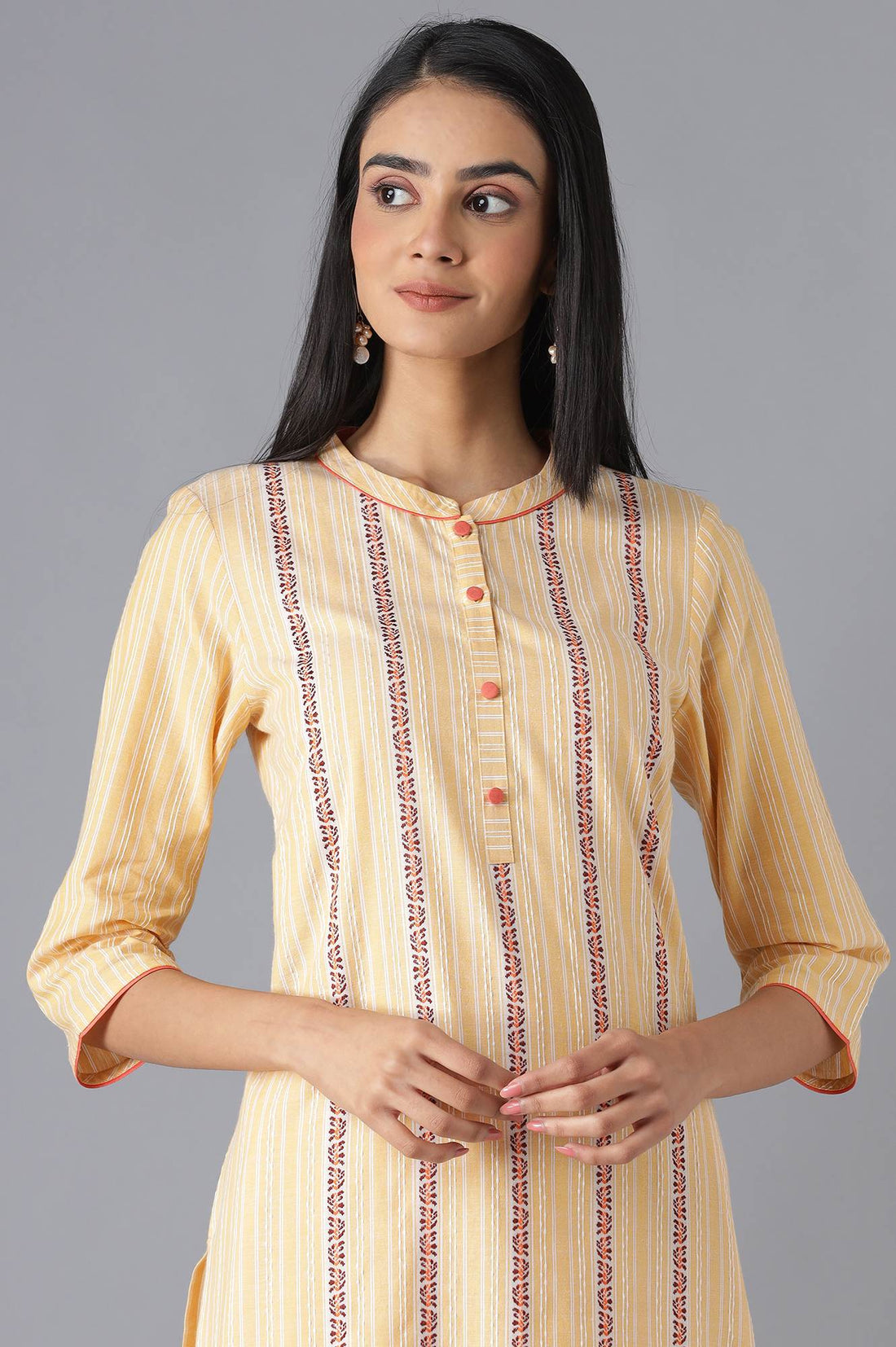 Orange Ethnic Festive kurta and Palazzo Set