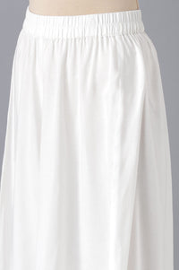 Blue Ethnic kurta with Culottes