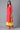 Red kurta and Yellow Palazzo Set