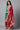 Green Embroidered kurta, Red Palazzo and Dupatta Set