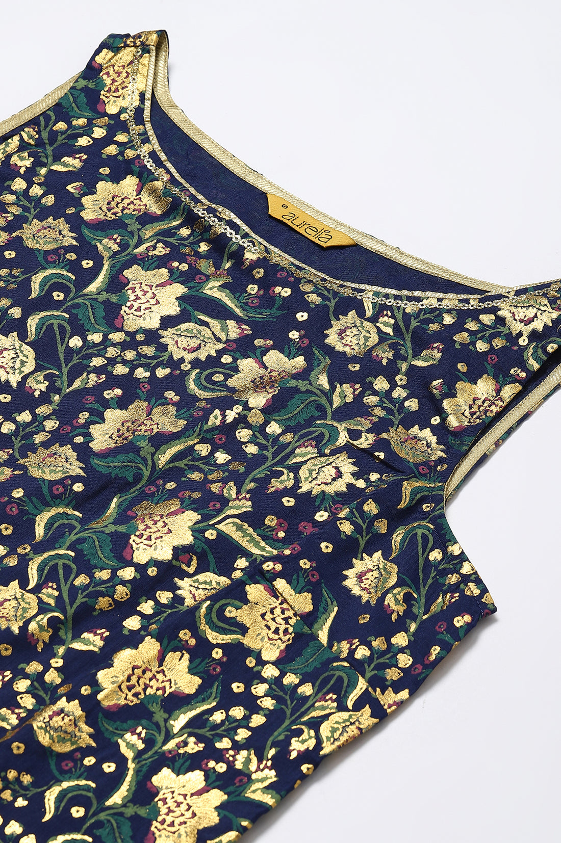 Blue Ethnic Festive kurta And Palazzo Set