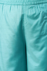 Blue Ethnic Festive kurta And Palazzo Set